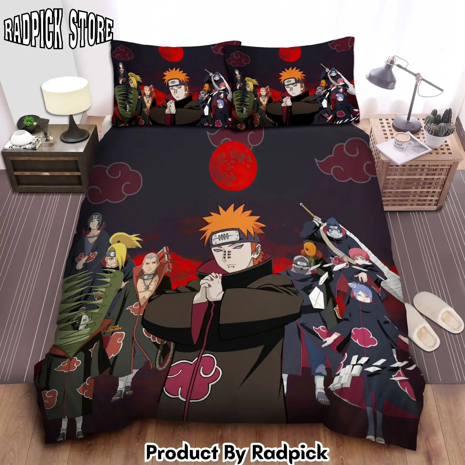 Radpick akatsuki members bedding sets comforter duvet cover bed sheets spread rp3278875